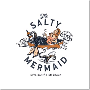 The Salty Mermaid Vintage Posters and Art